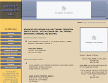 Tablet Screenshot of advancedsecondaries.com